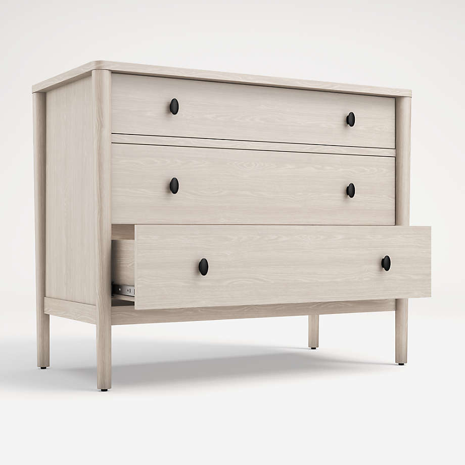 Gia Pickled Oak 3 Drawer Chest thumbnail 5