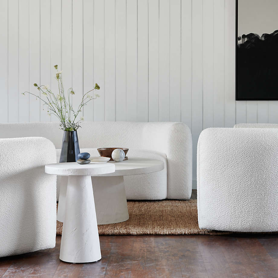 Hugger Curved Boucle Sofa by Leanne Ford thumbnail 2