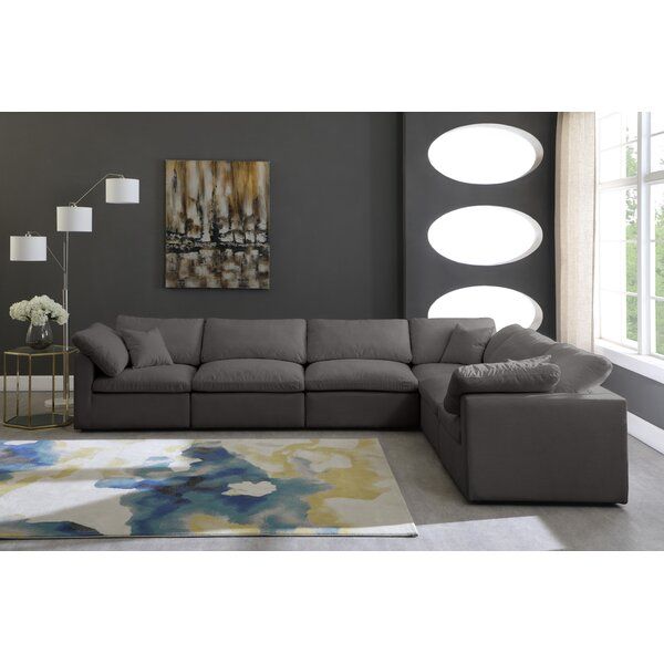 Atis Wide Velvet Reversible Modular Sectional thumbnail 3