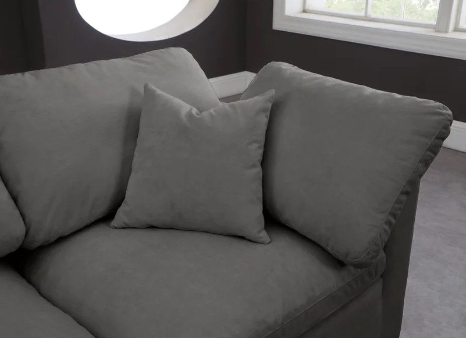 Atis Wide Velvet Reversible Modular Sectional thumbnail 4