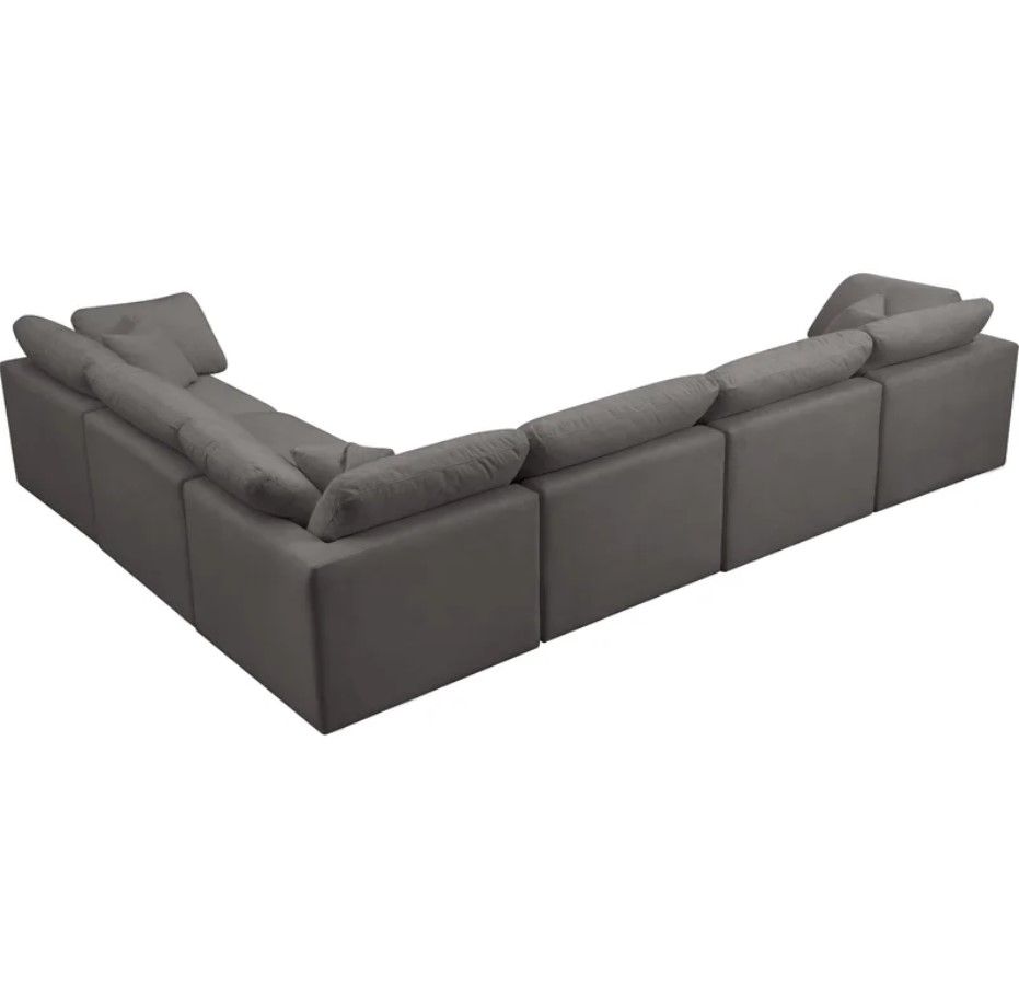 Atis Wide Velvet Reversible Modular Sectional thumbnail 5