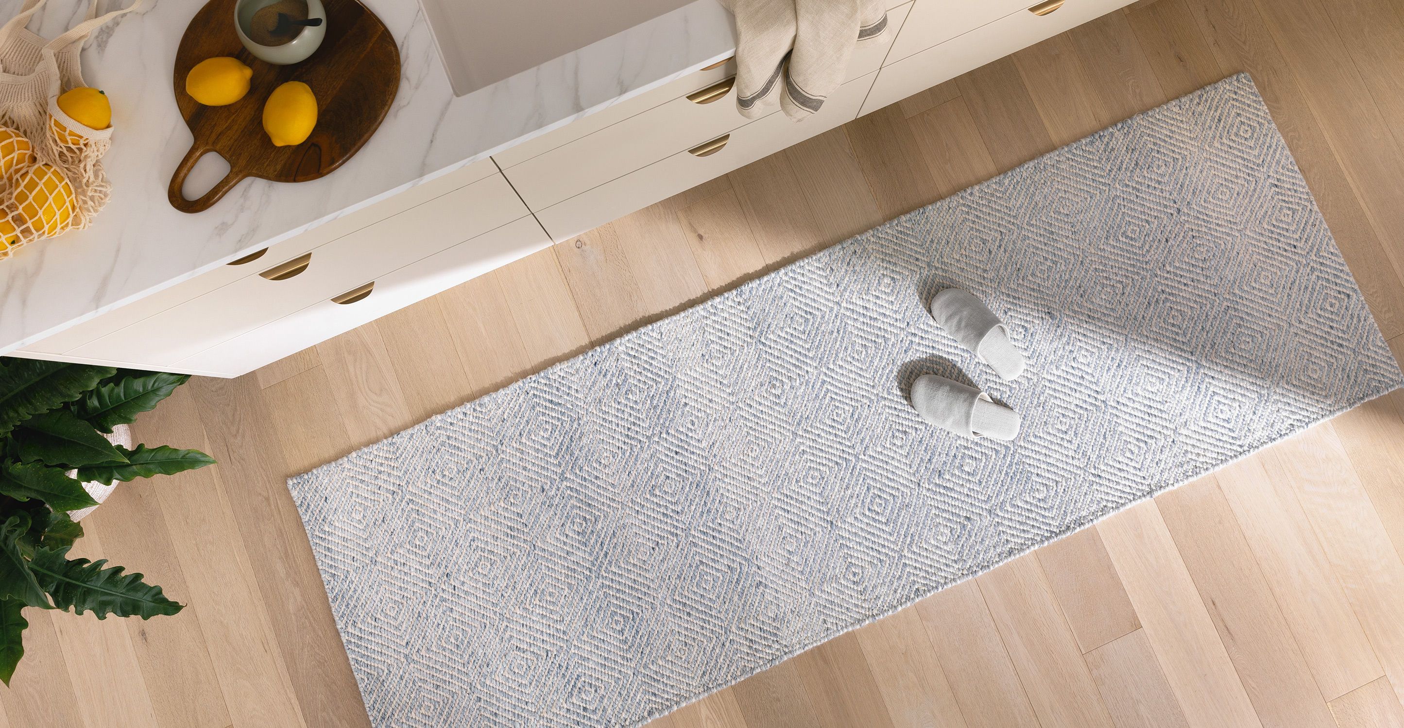 Bovi Pearl Blue Runner-2.5'x8' thumbnail 2