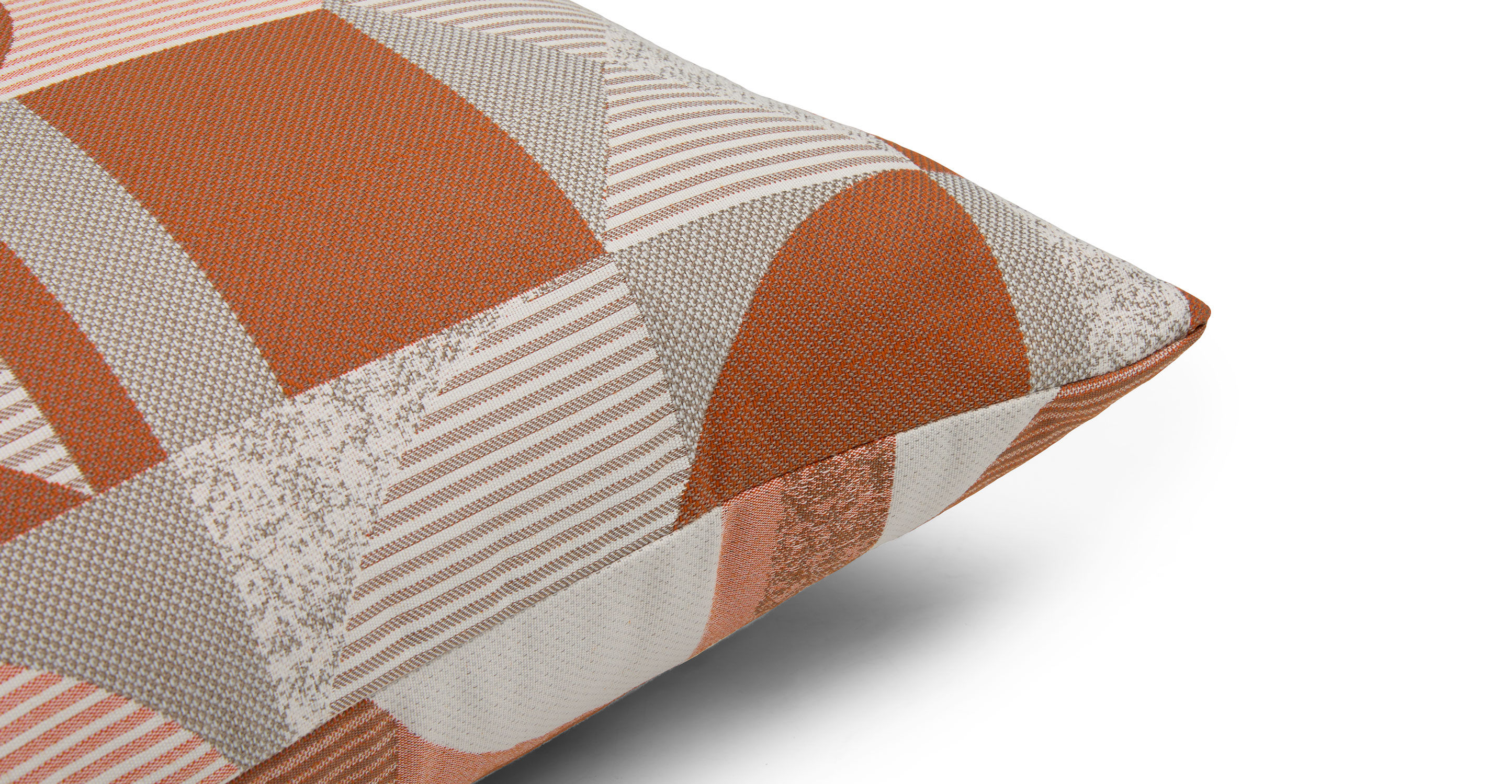 Molbo Jacquard Red Pillow With Insert-22"x22" thumbnail 6