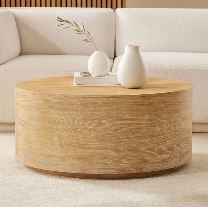 Volume Round Drum Coffee Table thumbnail 2