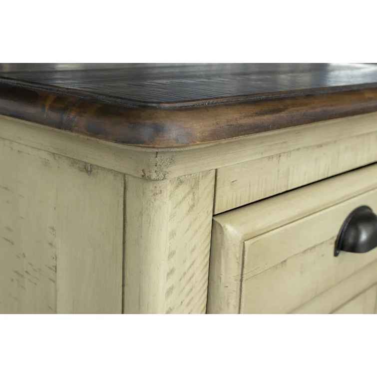 Kennington 1 Drawer Solid Wood Nightstand thumbnail 5