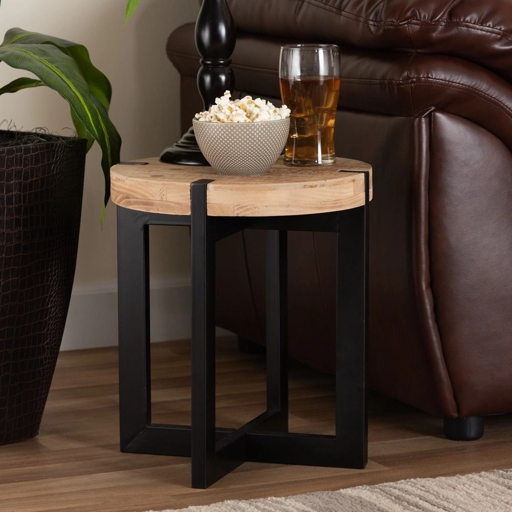 Baxton Studio Horace Metal End Table thumbnail 2