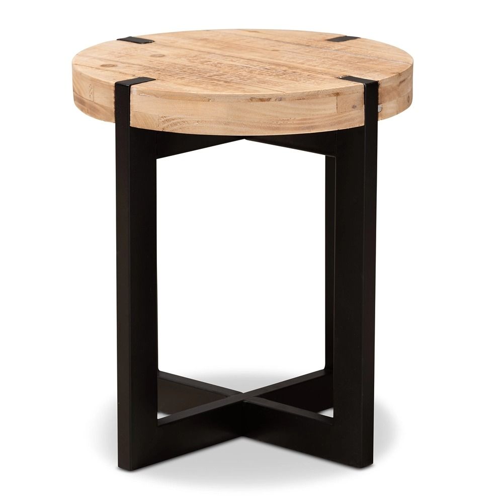 Baxton Studio Horace Metal End Table thumbnail 3