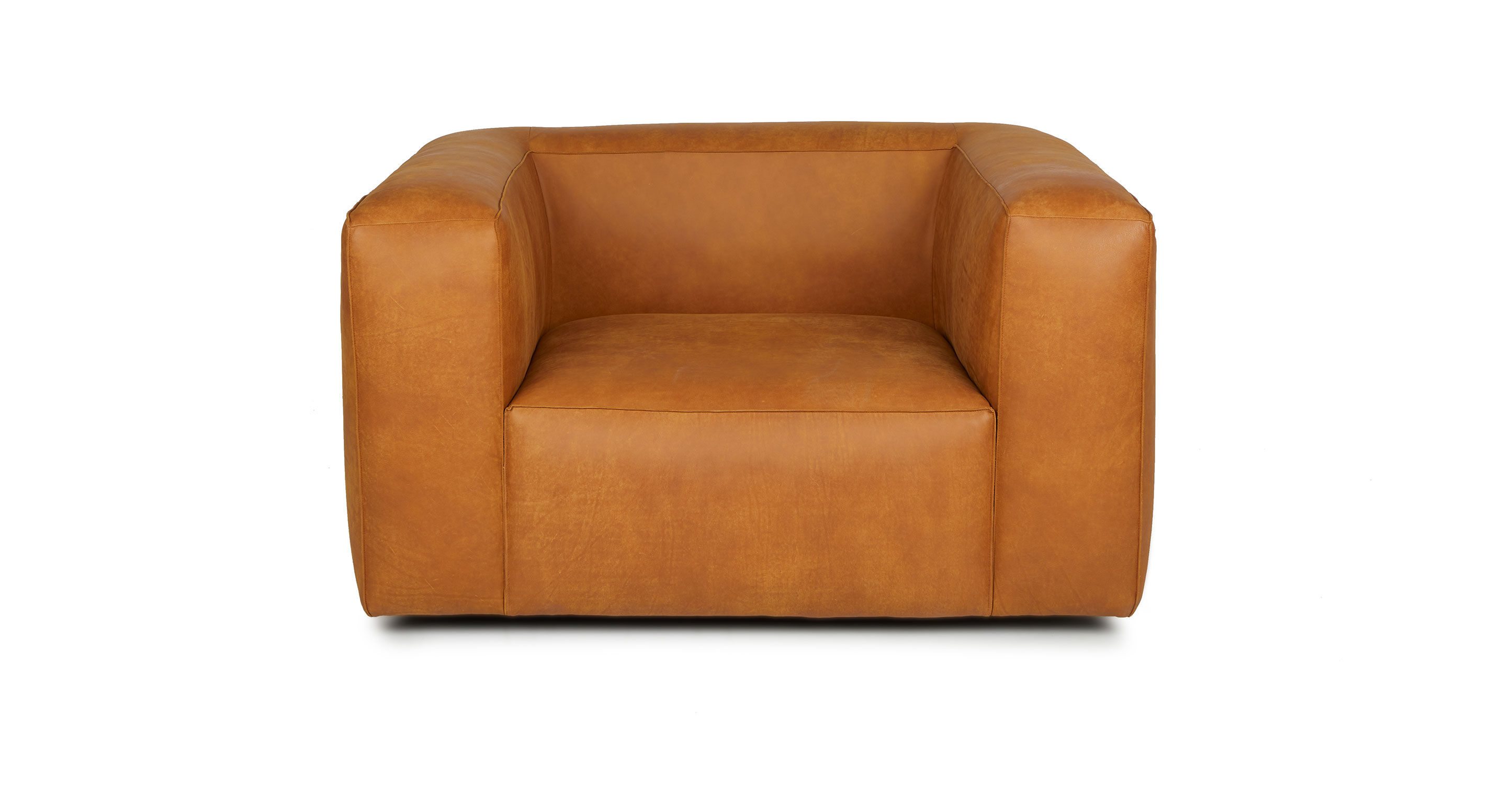 Cigar Rawhide Tan Swivel Chair thumbnail 3
