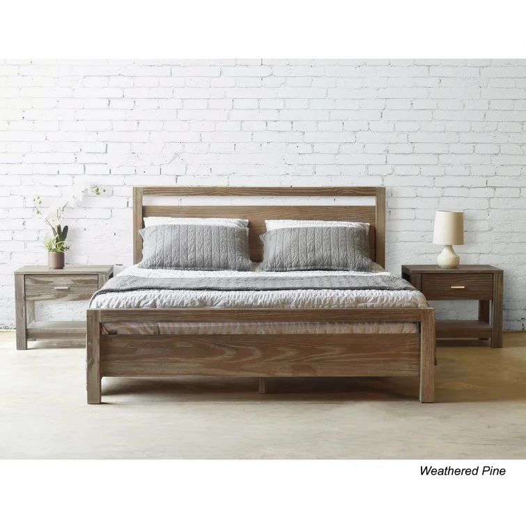 Loft Solid Wood Platform Bed-Queen thumbnail 2