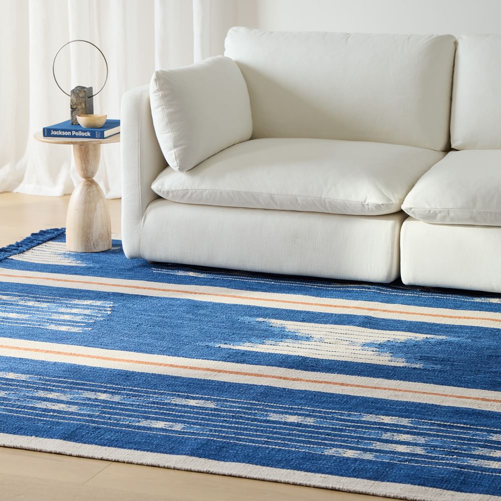 Ikat Indoor Outdoor Rug-6'x9' thumbnail 2
