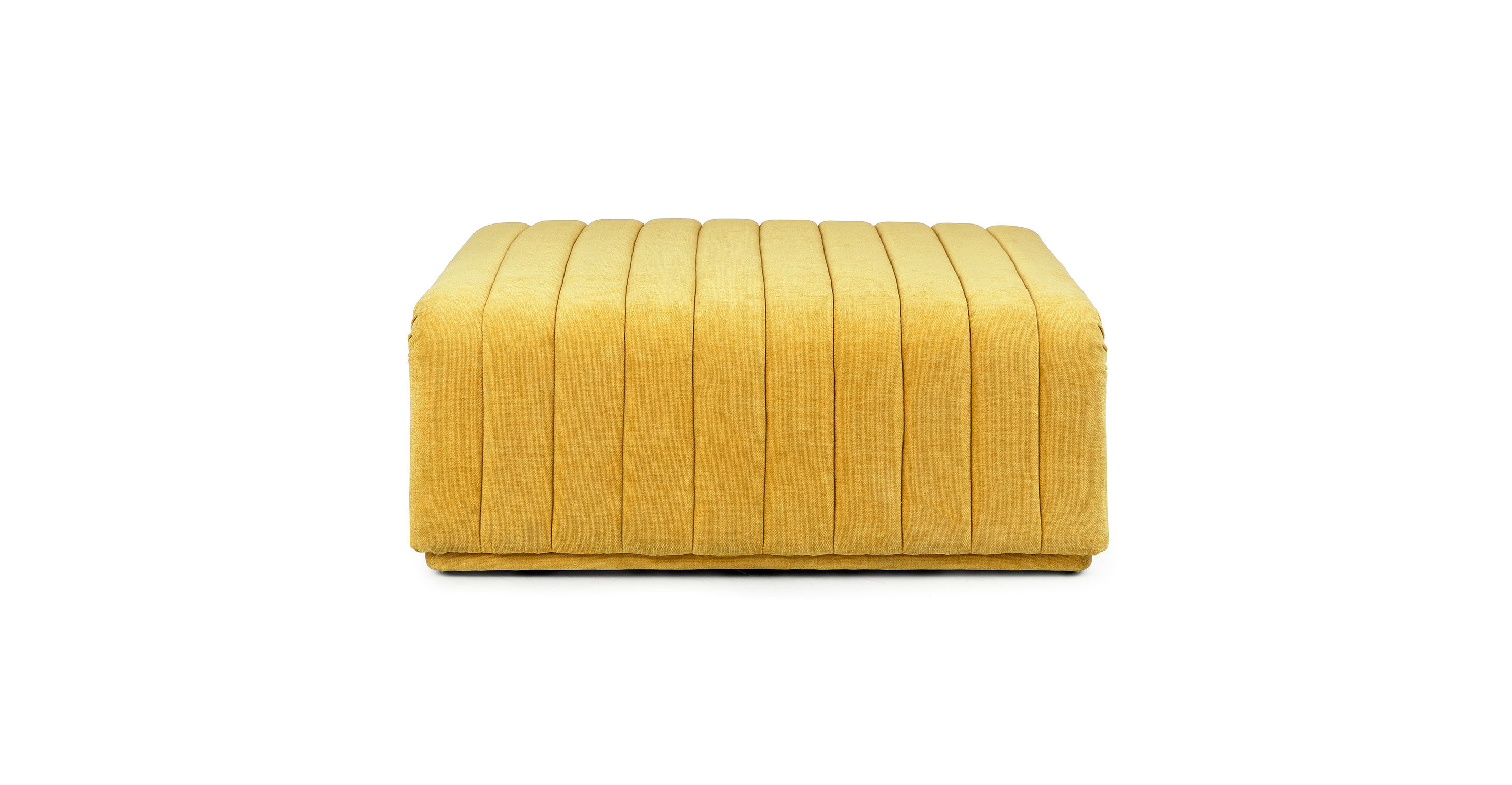 Sefto Marigold Yellow Ottoman thumbnail 4