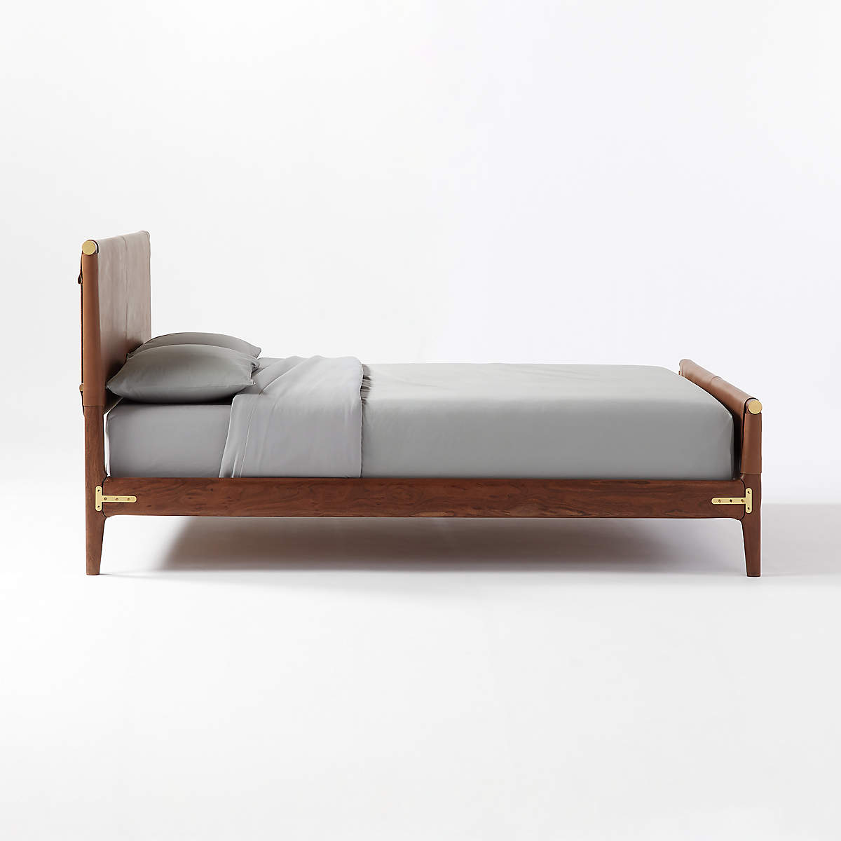 Curator Queen Leather Bed thumbnail 4