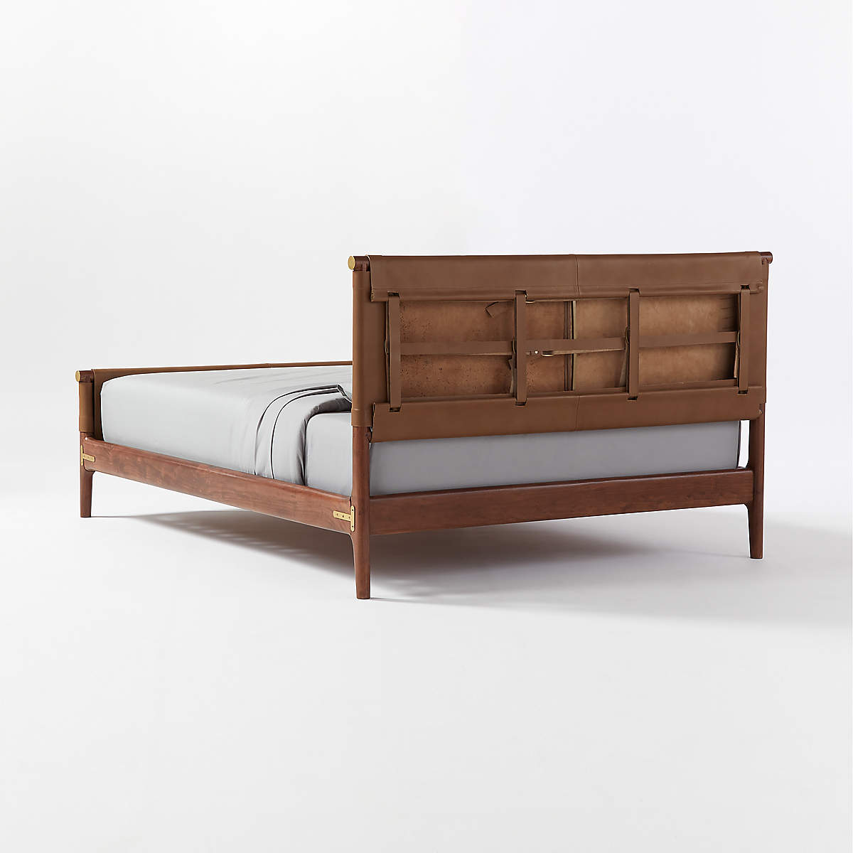 Curator Queen Leather Bed thumbnail 5