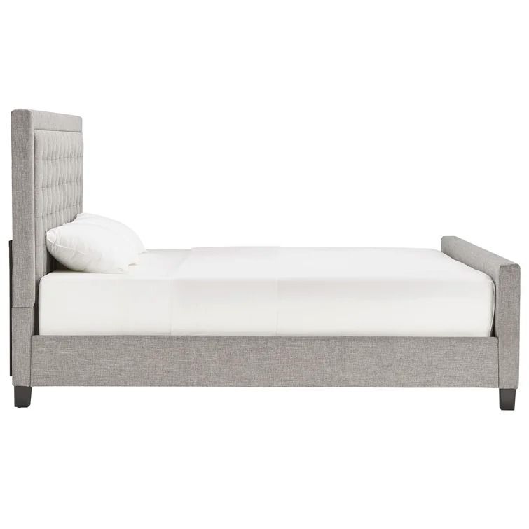 Trevoux Tufted Low Profile Standard Bed King thumbnail 3