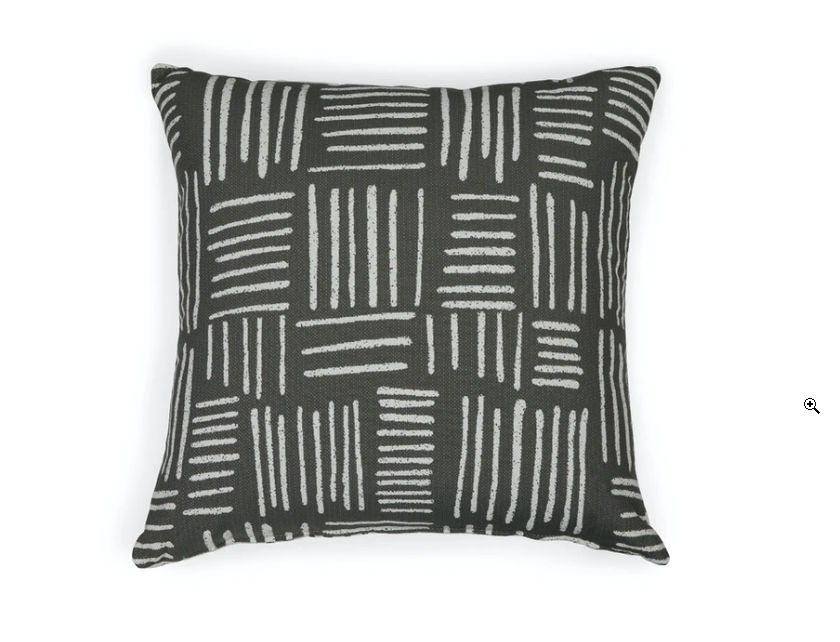 Rooth Jacquard Gray Pillow thumbnail 2