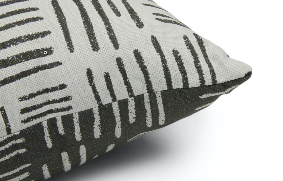 Rooth Jacquard Gray Pillow thumbnail 5