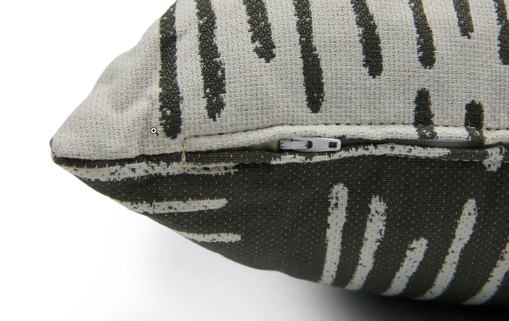 Rooth Jacquard Gray Pillow thumbnail 6