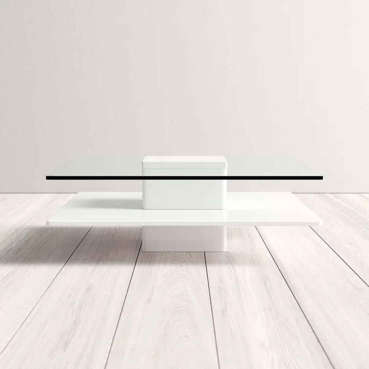 Aiofe Pedestal Coffee Table with Storage thumbnail 3