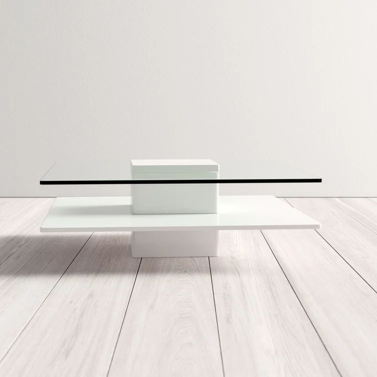 Aiofe Pedestal Coffee Table with Storage thumbnail 5
