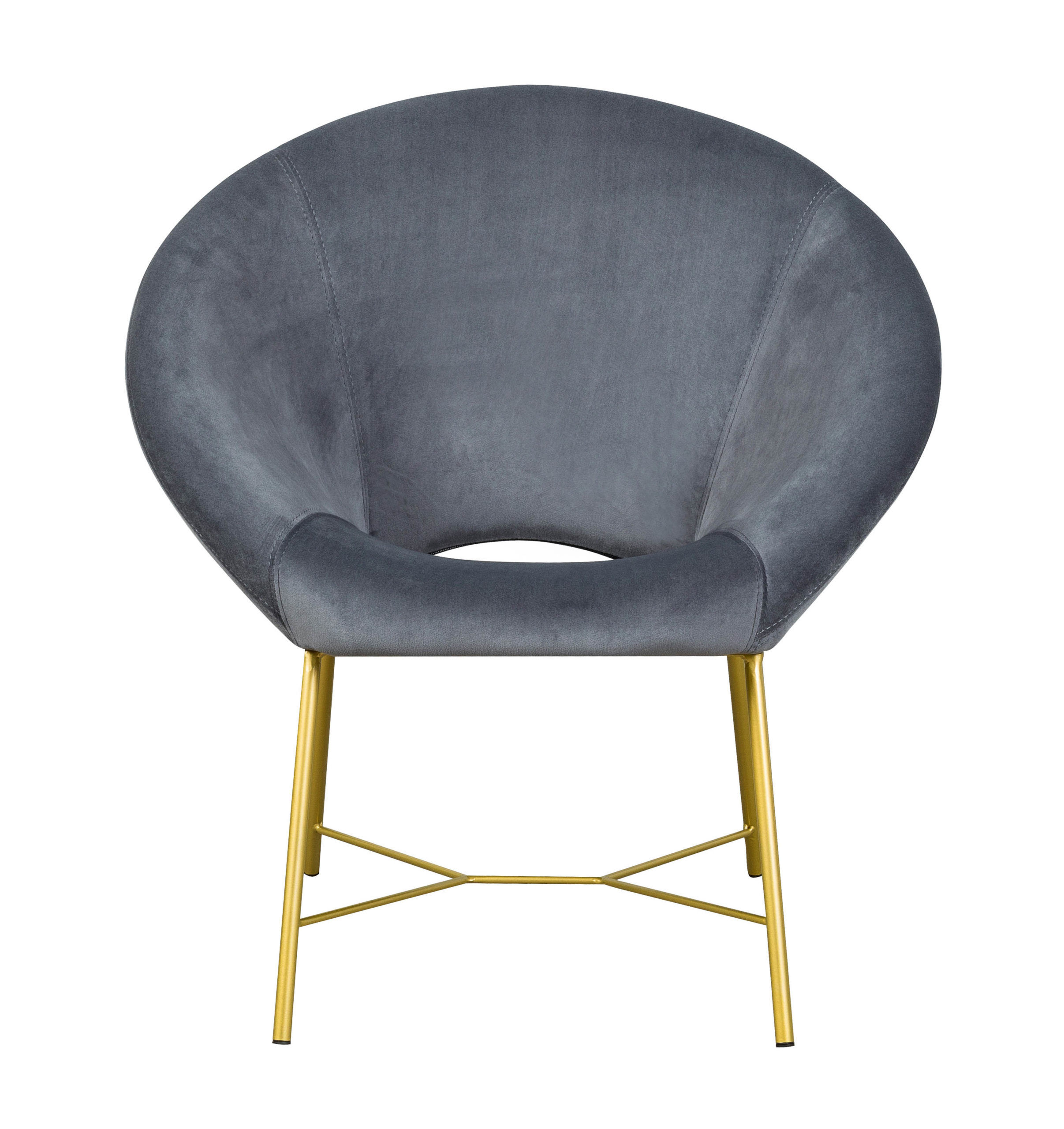 Nolan Gray Velvet Chair thumbnail 3