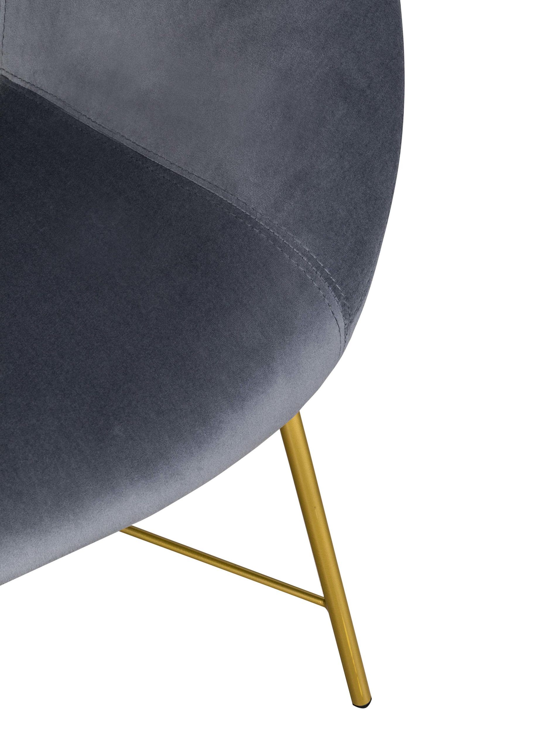 Nolan Gray Velvet Chair thumbnail 5