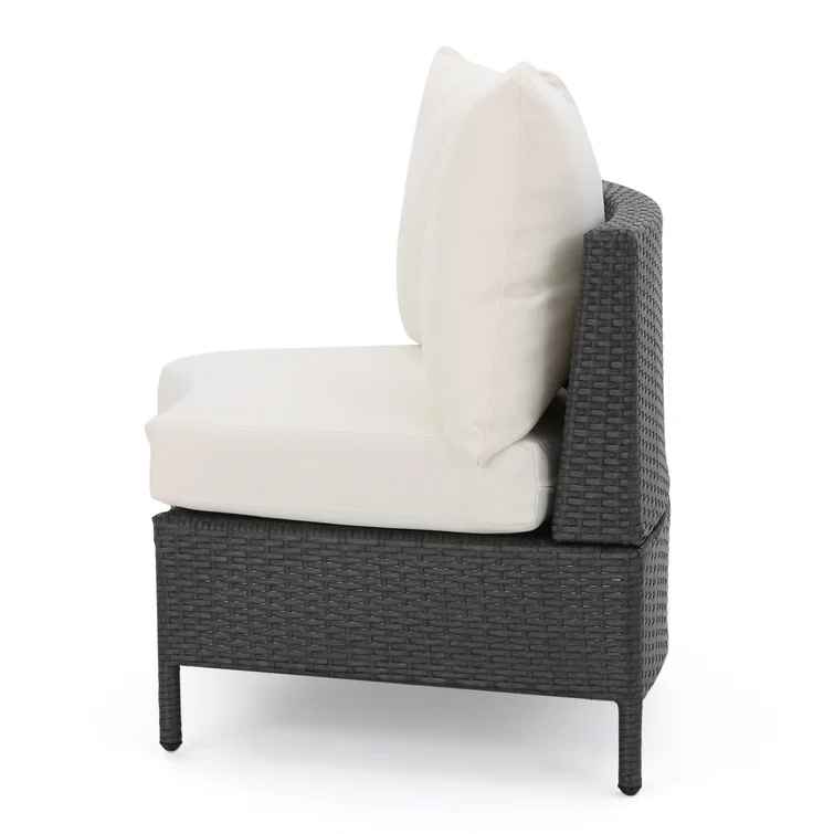 Dowd Wicker Rattan 4 Person Seating Group with Cushions thumbnail 3