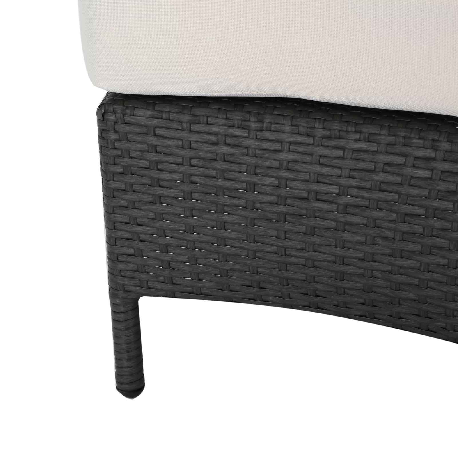Dowd Wicker Rattan 4 Person Seating Group with Cushions thumbnail 5