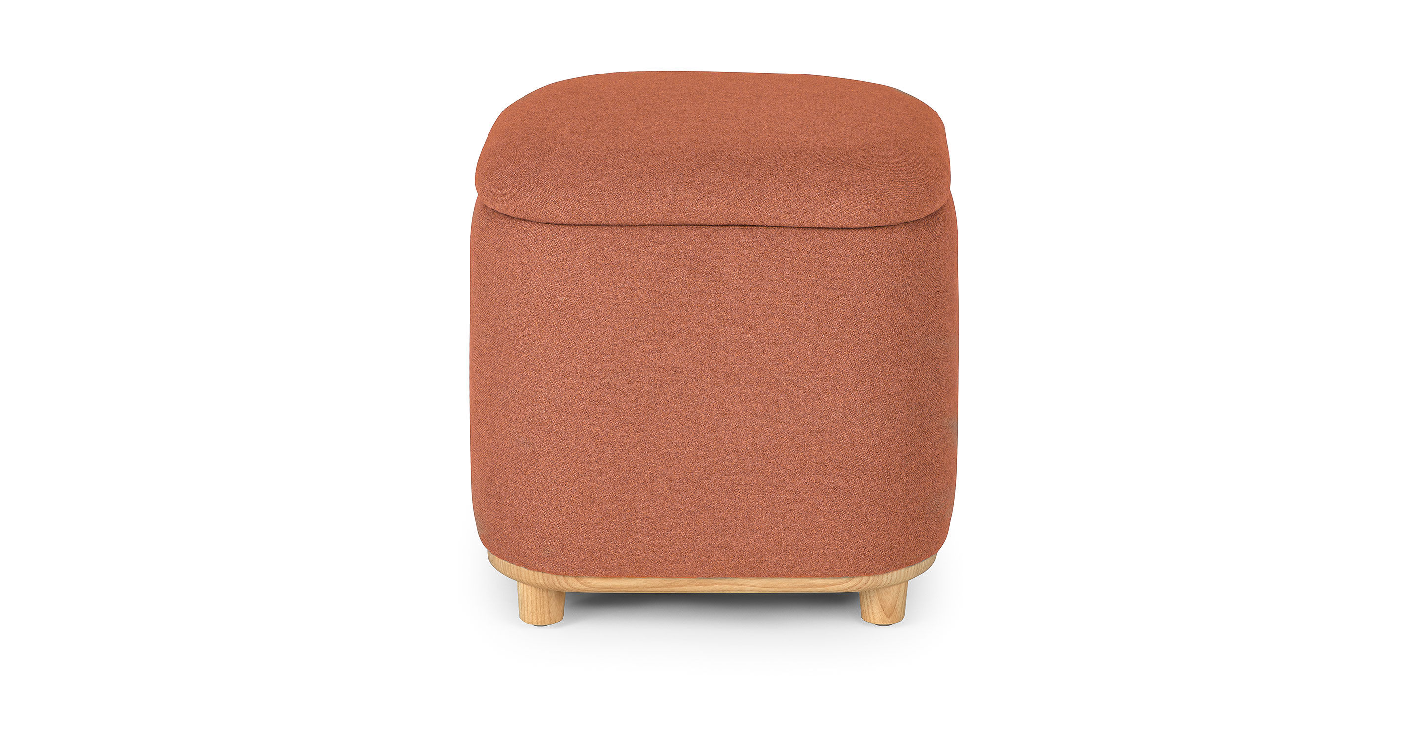 Maribo Sylvan Brown Storage Ottoman thumbnail 2