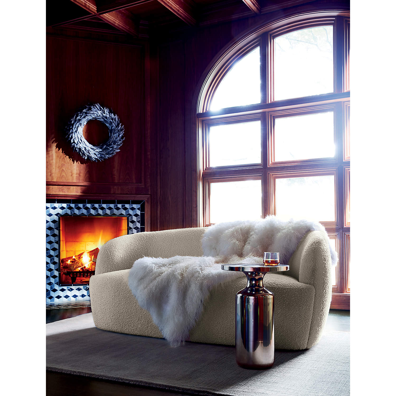 Gwyneth 68" Boucle Loveseat by goop thumbnail 2
