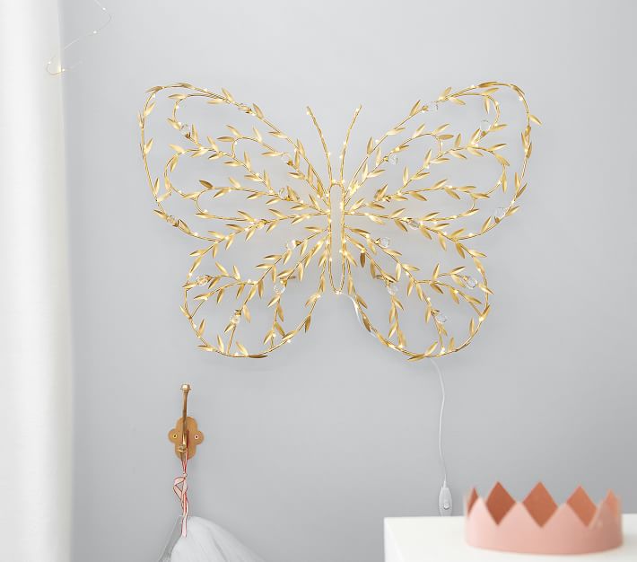 Monique Lhuillier Crystal Vine Light Up Butterfly thumbnail 2