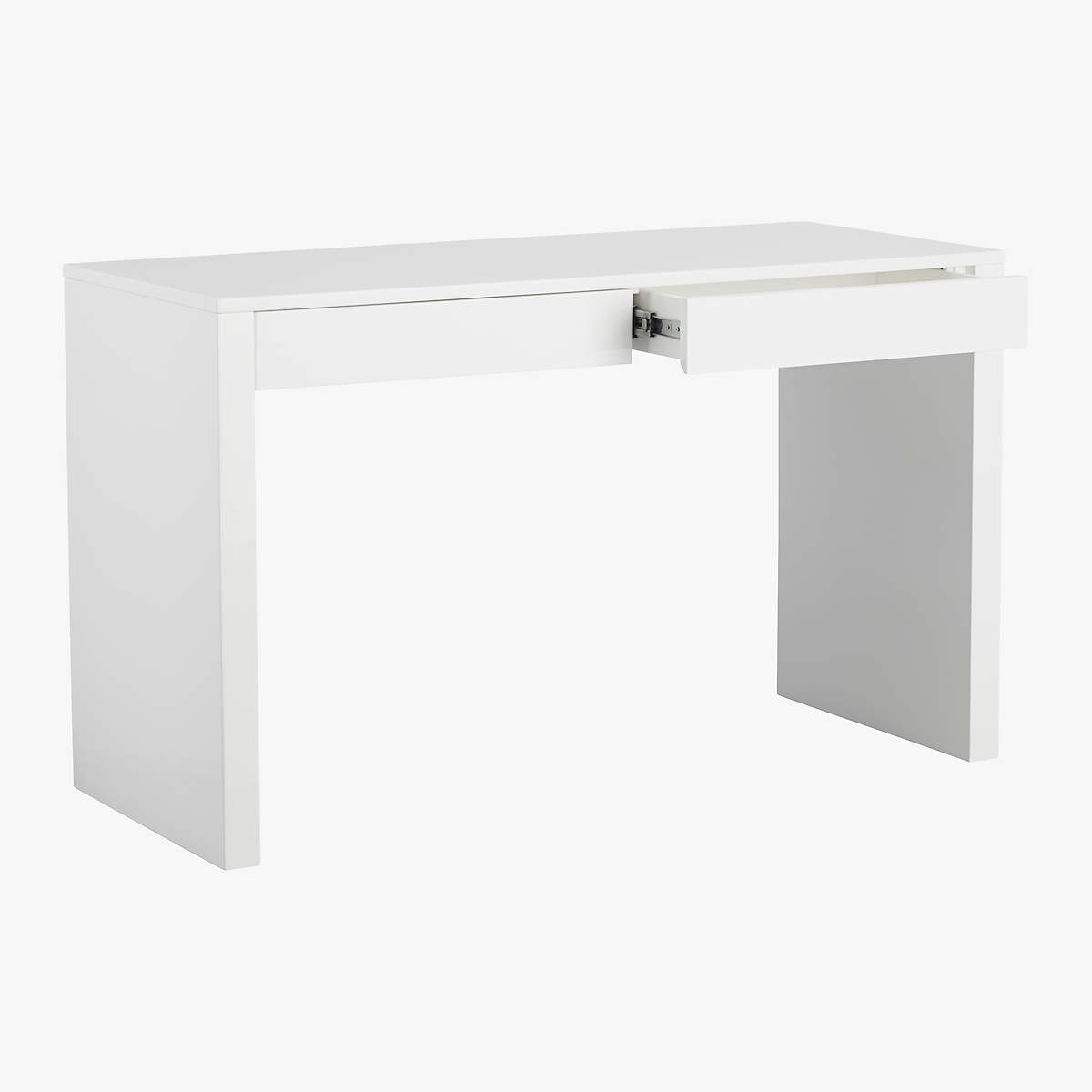 Runway White Lacquer Desk thumbnail 5