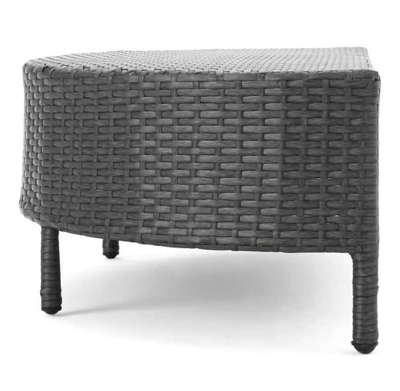 Dowd Wicker Rattan 4 Person Seating Group with Cushions thumbnail 3