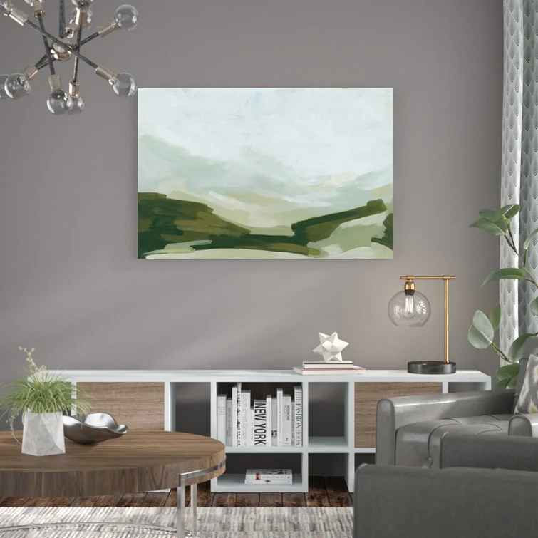 Valley Green II by June Erica Vess Wrapped Canvas without Frame-32"x48" thumbnail 2