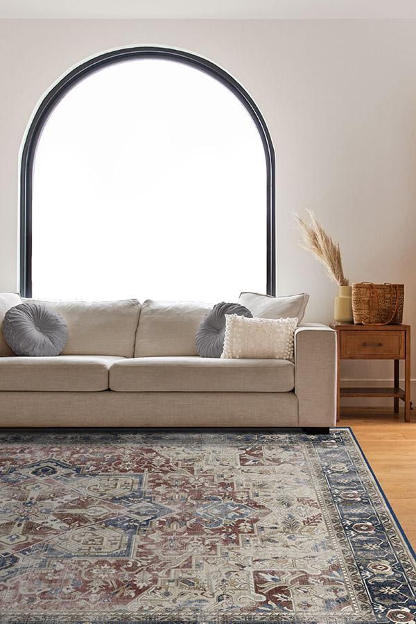 Kamran Royal Blue Rug-9'x12' thumbnail 2