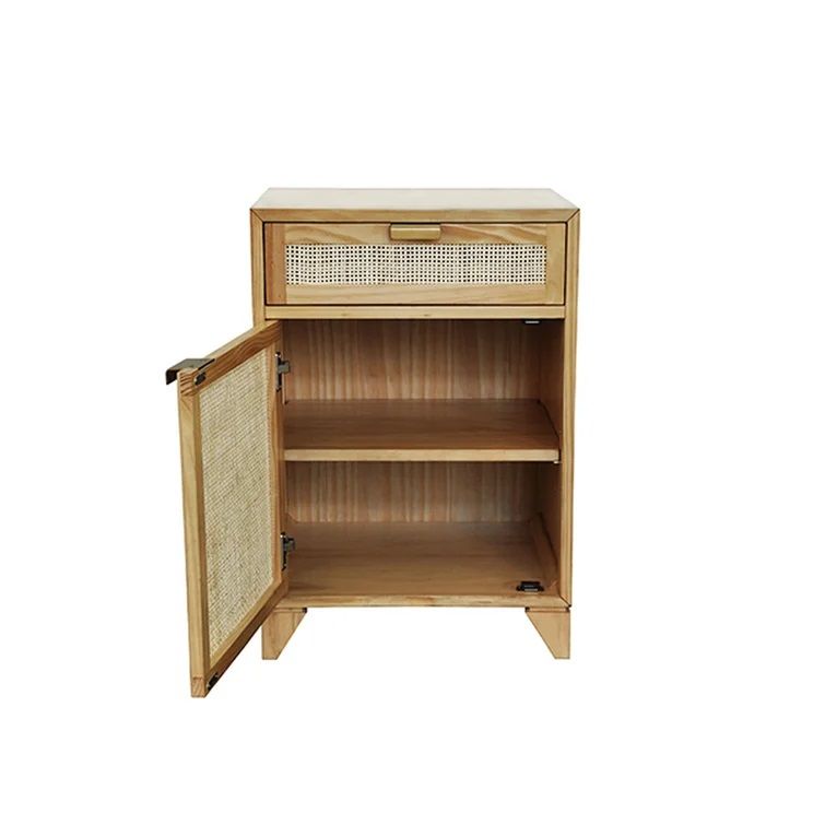 Nell 1-Drawer Solid Wood Nightstand thumbnail 5