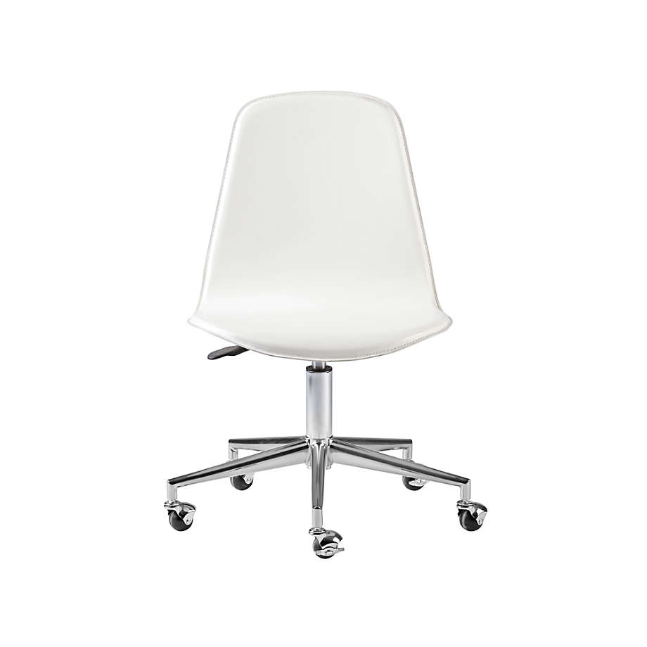 Class Act White Silver Kids Desk Chair thumbnail 3