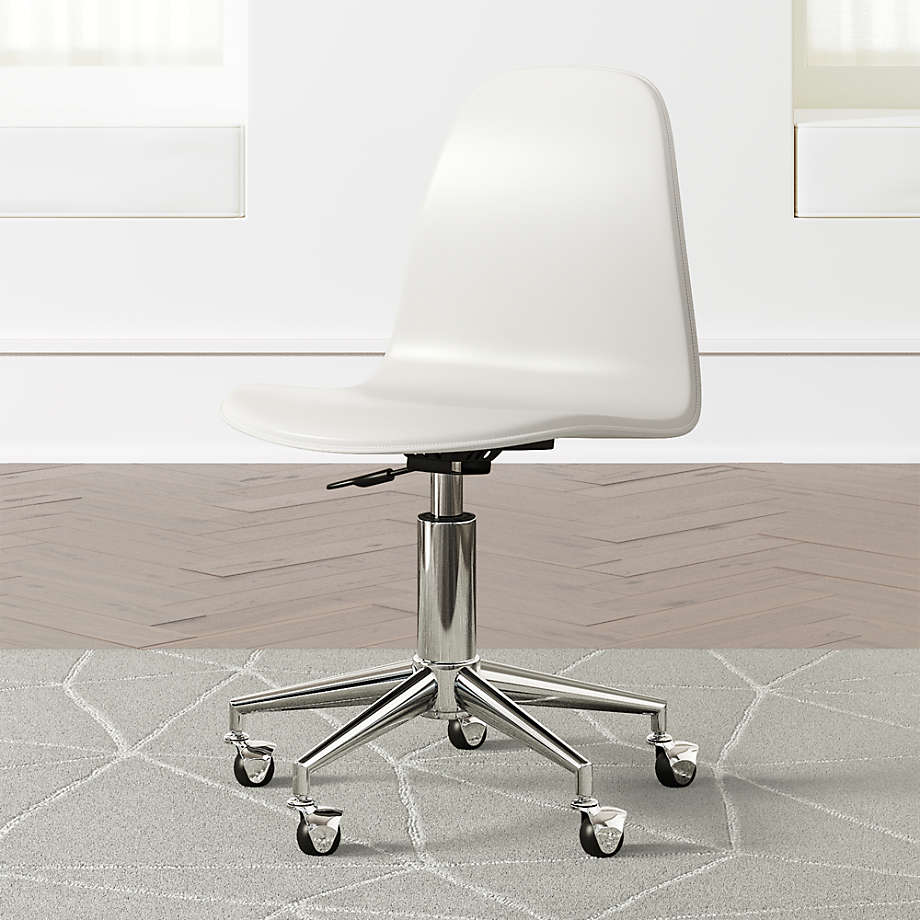 Class Act White Silver Kids Desk Chair thumbnail 4