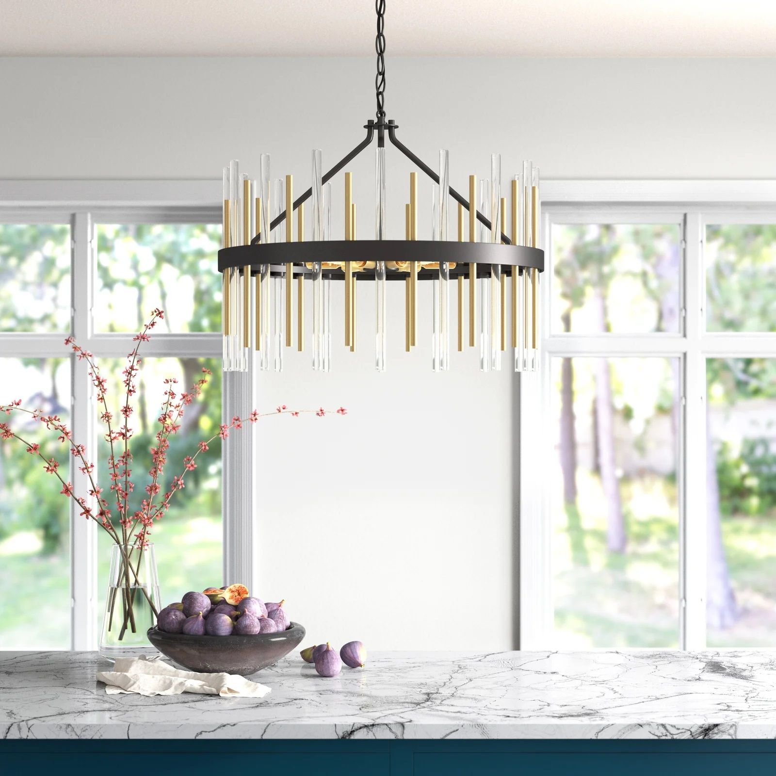 Danner 6-Light Unique Drum Chandelier thumbnail 2