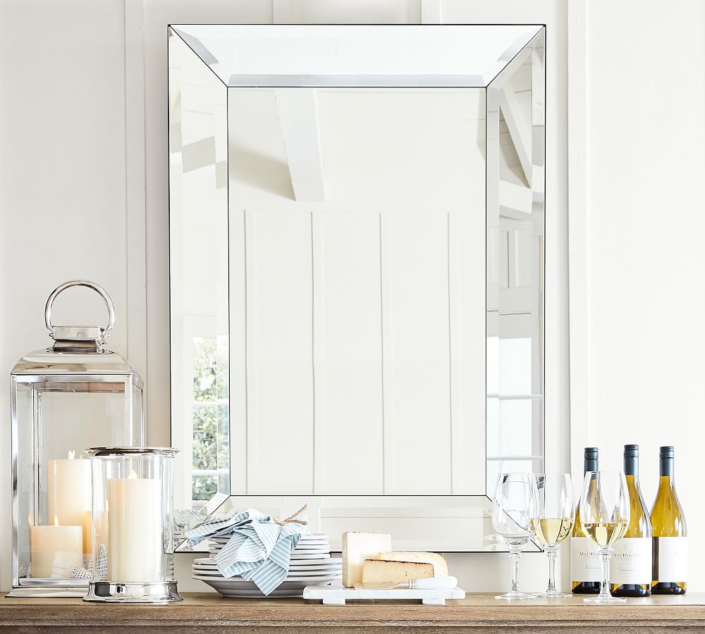 Beveled Glass Rectangular Mirror thumbnail 2