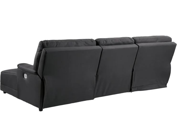 Lauderdale Wide Faux Leather Reclining Sofa thumbnail 5