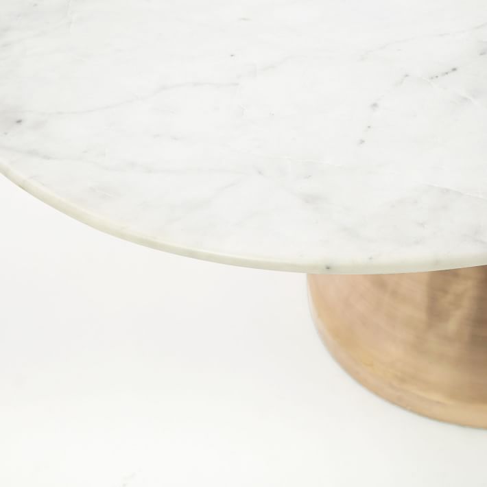 Silhouette Pedestal Round Dining Table thumbnail 2