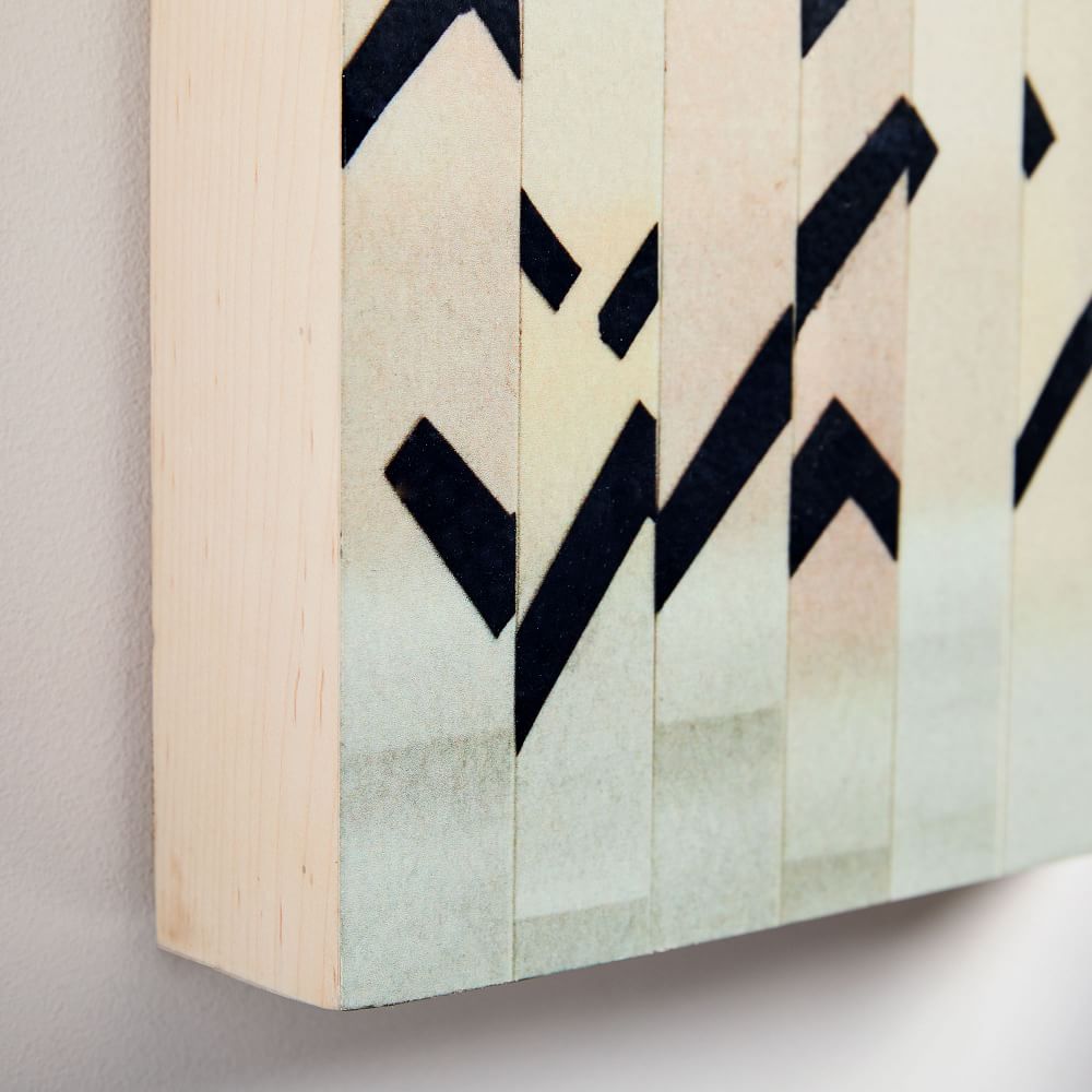 Makers Studio Splice Pattern Wall Art No Frame 20"x10" thumbnail 3