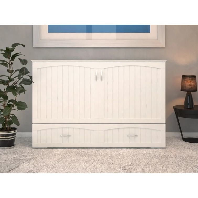 Agusta Solid Wood Storage Murphy Bed thumbnail 2