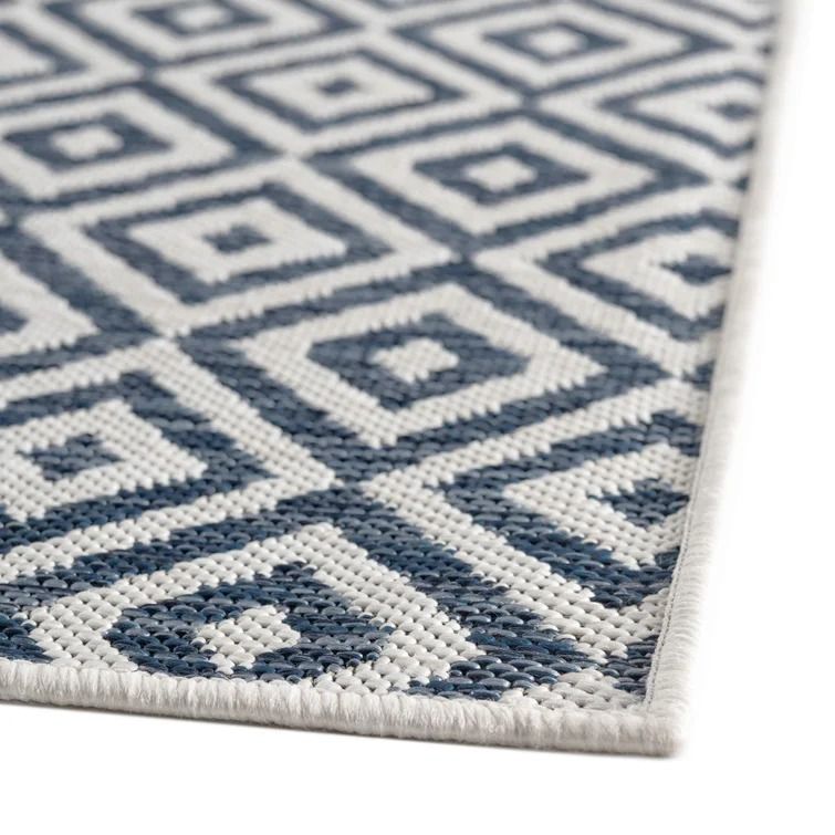 Geometric Indoor Outdoor Area Rug-6'x9' thumbnail 3