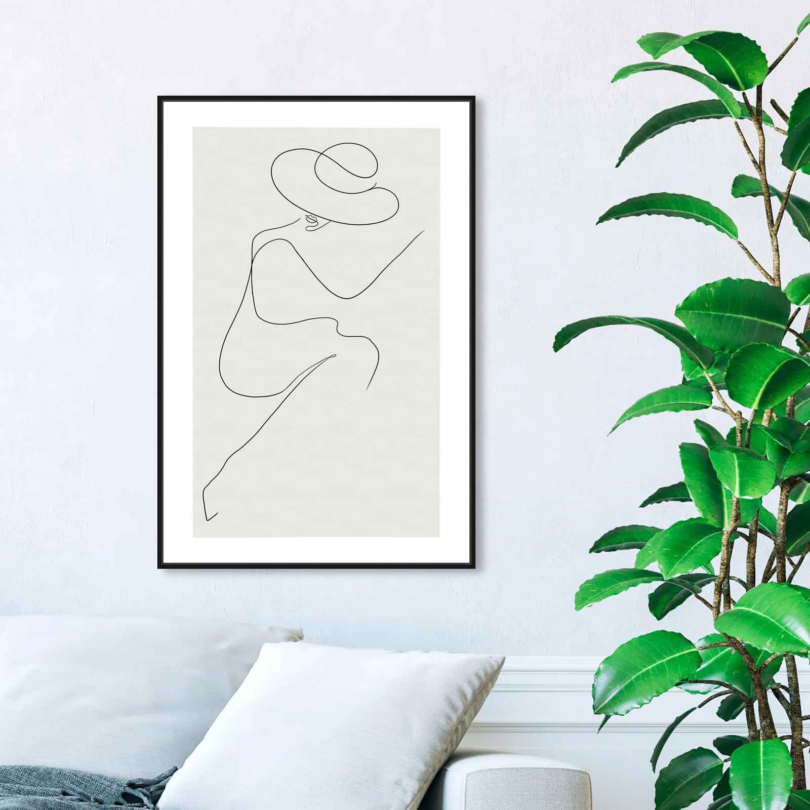 Fashion And Glam Sunday Graphic Art canvas with frame-16"x24" thumbnail 2