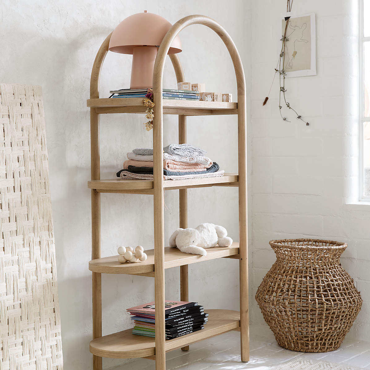 Dolly Natural Tall Bookcase by Leanne Ford thumbnail 2