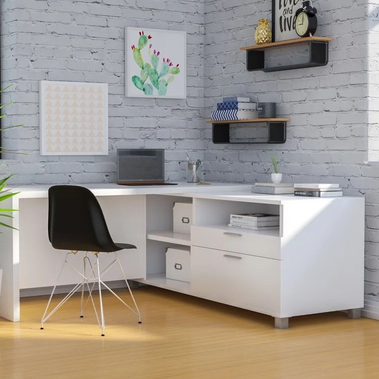 DeSandre Reversible L-Shape Executive Left Desk thumbnail 2