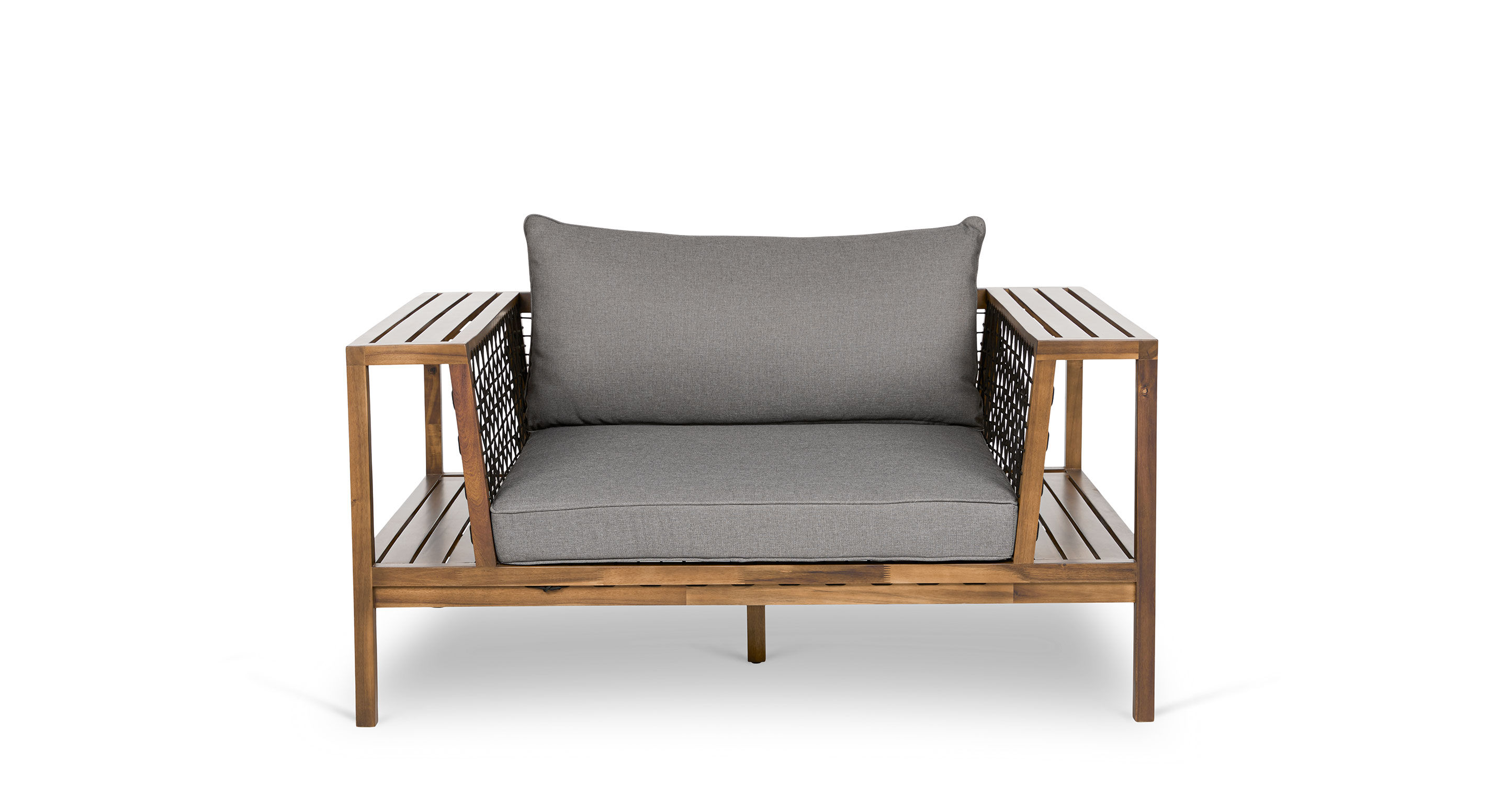 Callais Taupe Gray Lounge Chair thumbnail 3