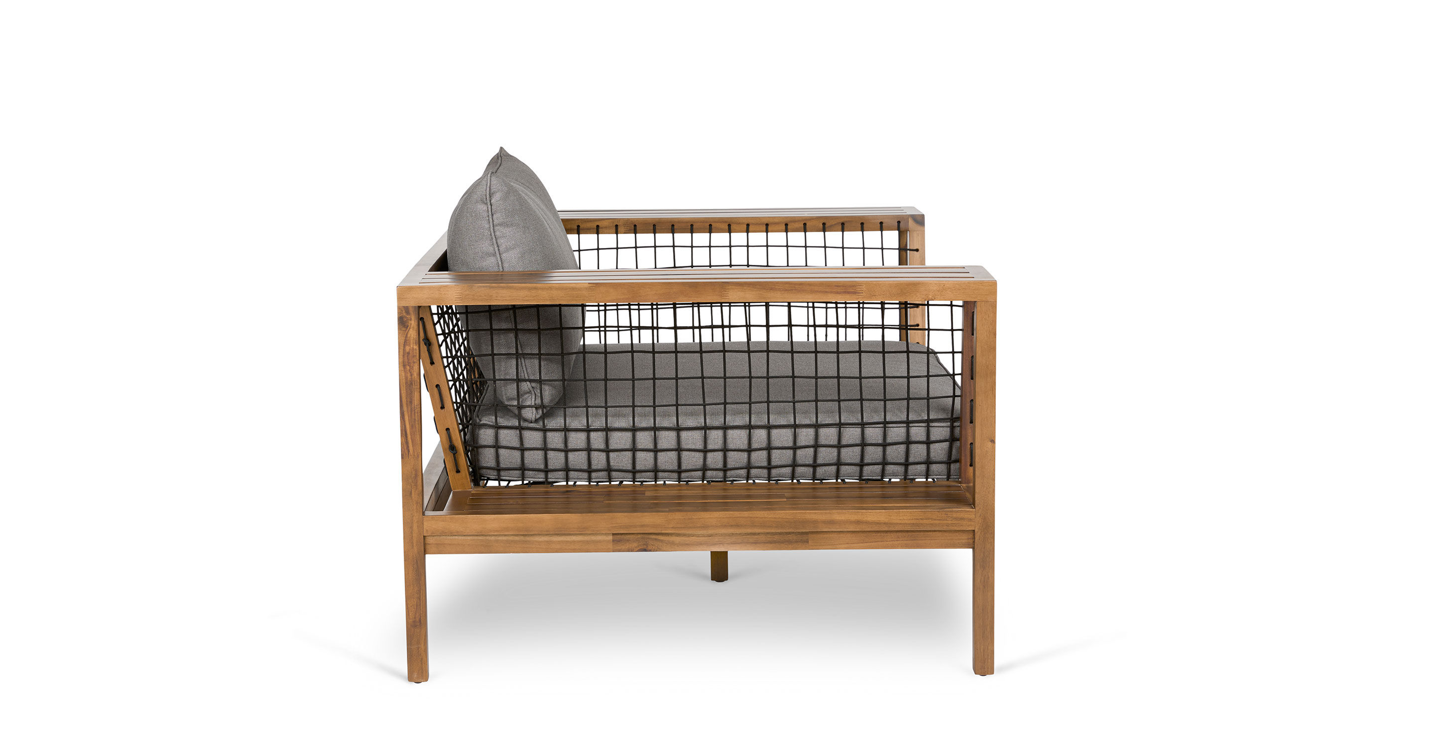Callais Taupe Gray Lounge Chair thumbnail 4