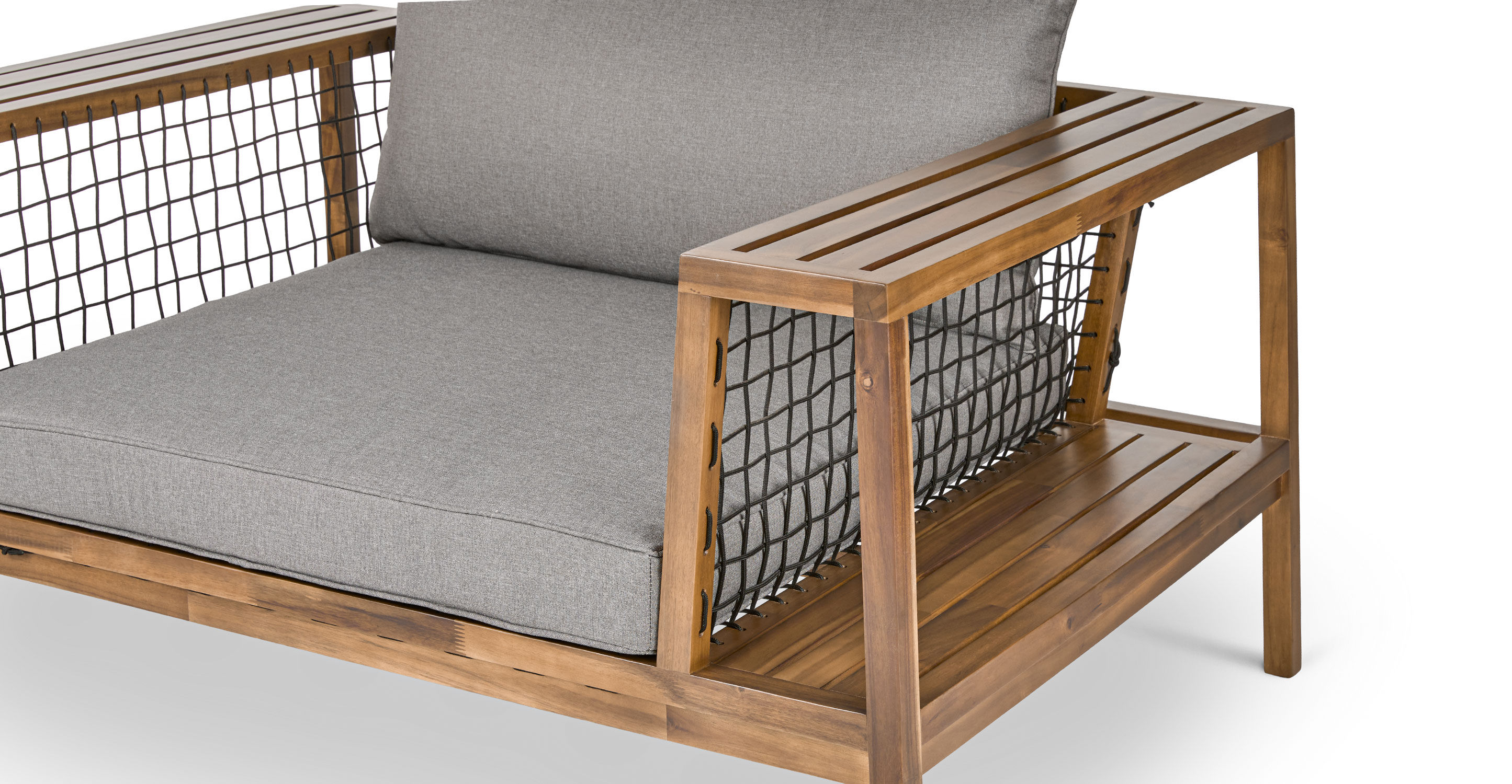 Callais Taupe Gray Lounge Chair thumbnail 6